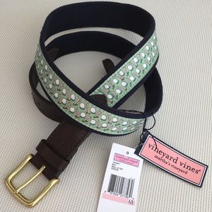 Vineyard Vines Canvas Club Belt Mens Size 40